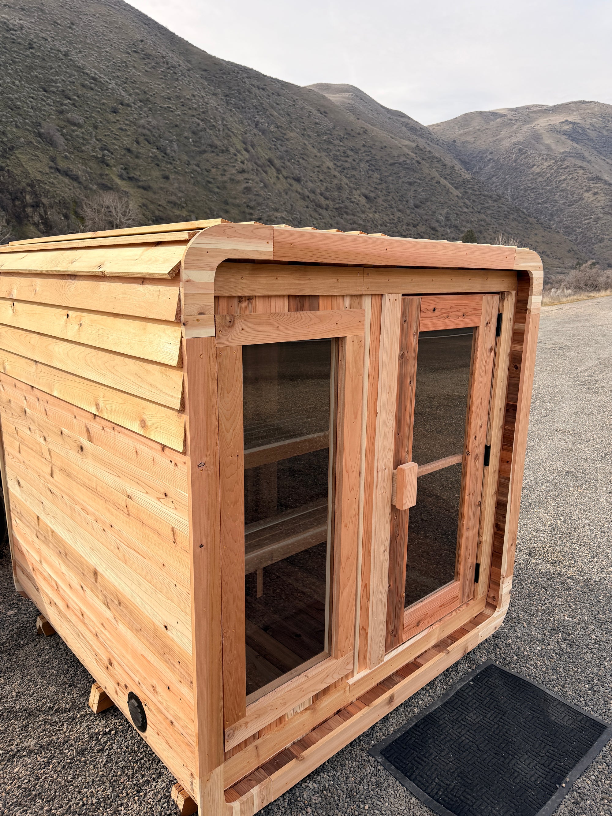 Cedar sauna past build